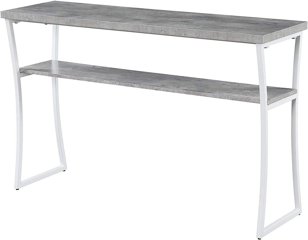 Console Table, Espresso / Slate Gray Frame H56713