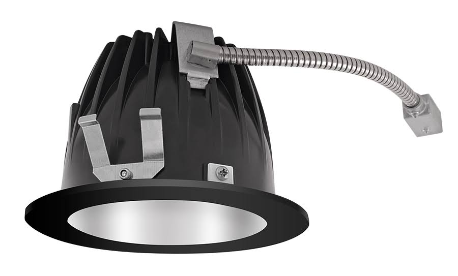 LED Trim Mod6 Round 50Deg 30K 90CRI Matte Cone Black Ring N398637