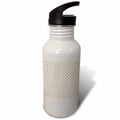 Gold Bling Polka Dots 21 oz Sports Water Bottle B3915