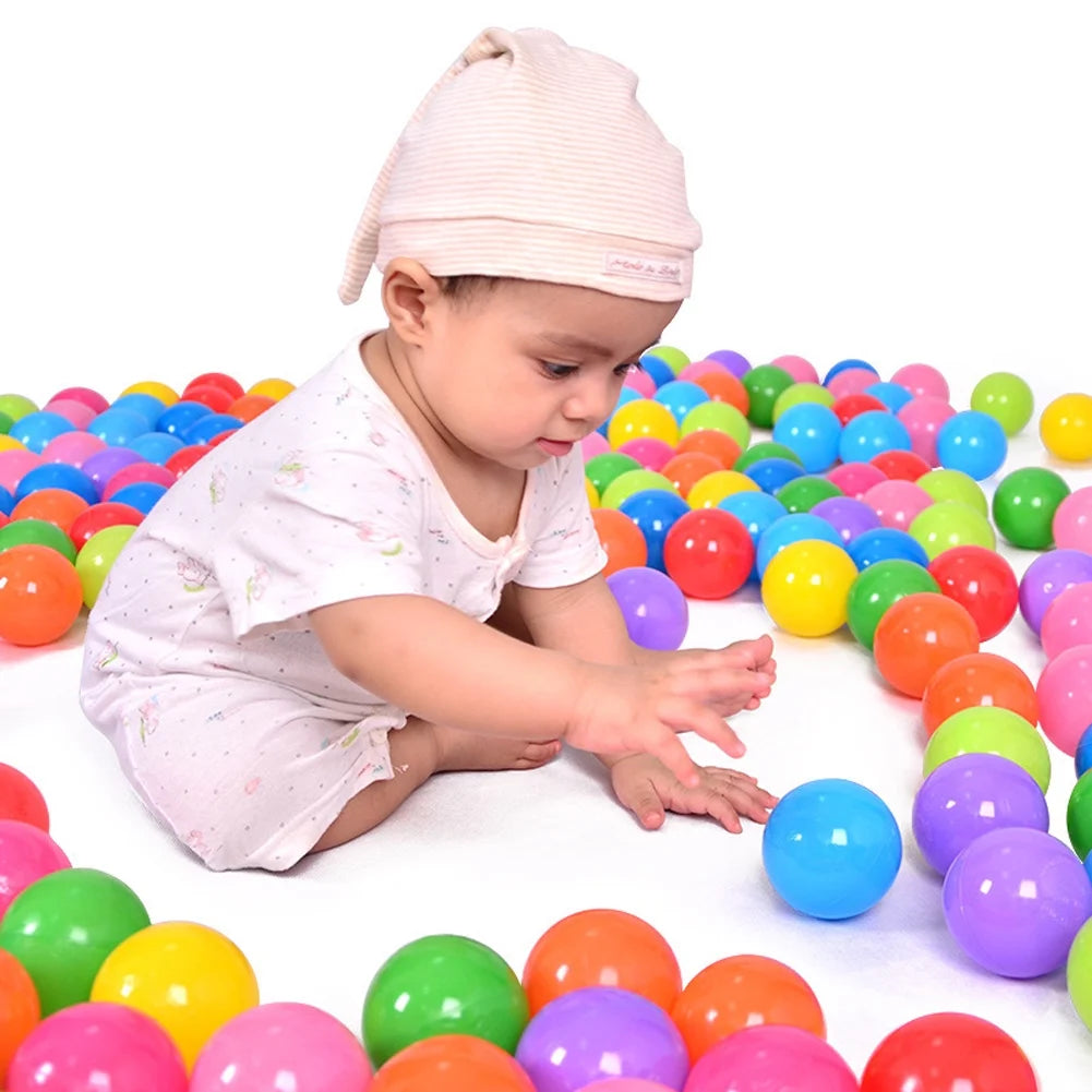 50pcs Colorful Ocean Water Pool Ball Swim Toy Q3416