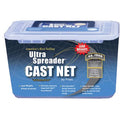 Cast Net, 3/8 inch Mesh, Clear, Lead, 1 lb WT, 9' C539621