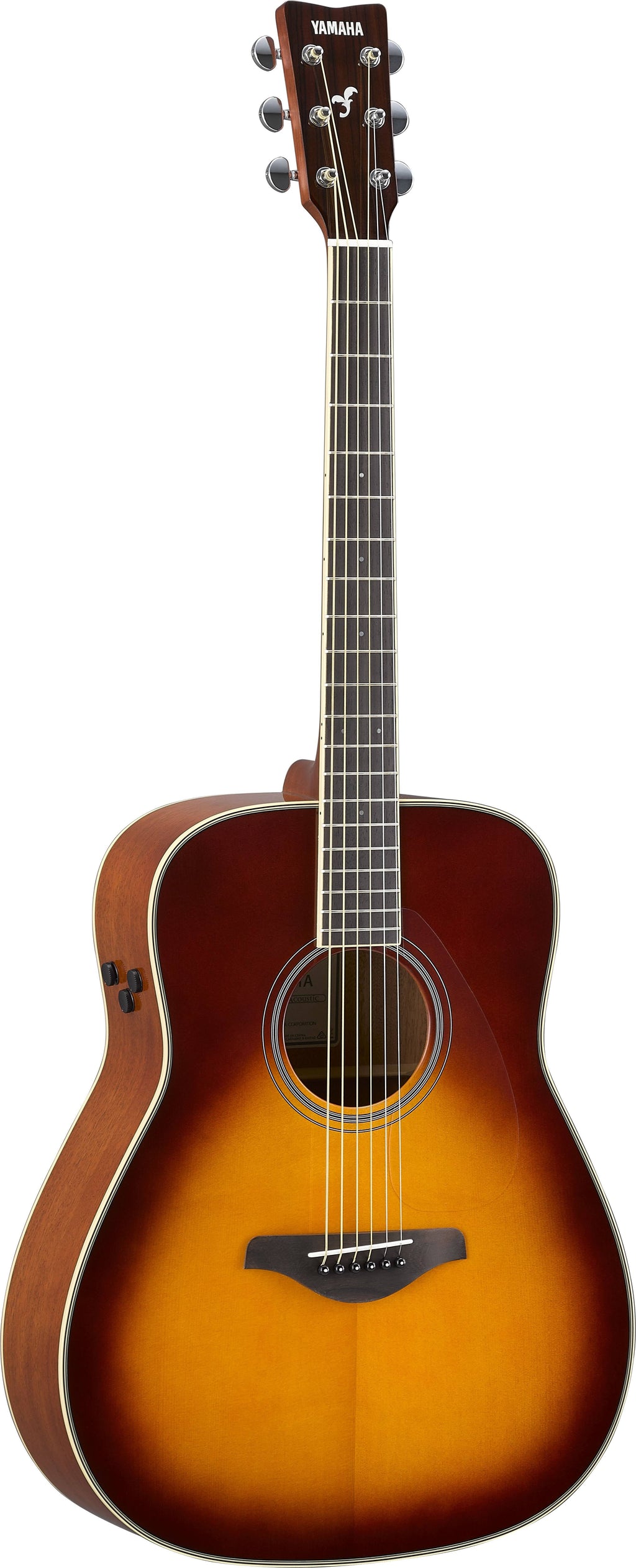 Brown Sunburst Acoustic Guitar H357