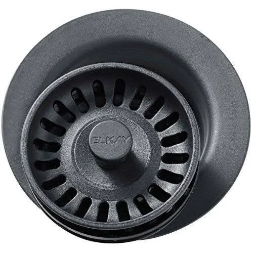 Dusk Gray Polymer Disposer Flange with Removable Basket Strainer Y6481