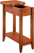 Cherry Flip Top End Table M374657