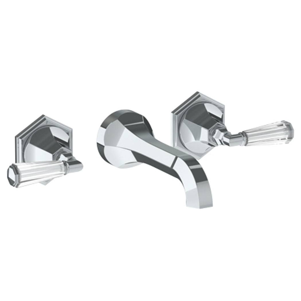 Satin PVD Brass Wall Mounted 3 Hole Lavatory Set A164161