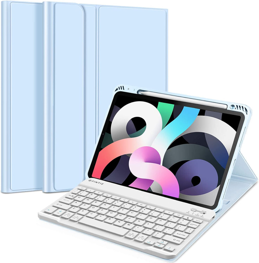 Green Keyboard Case for iPad Air 4th Generation 10.9 Inch 2020 with Detachable Bluetooth Keyboard N16103