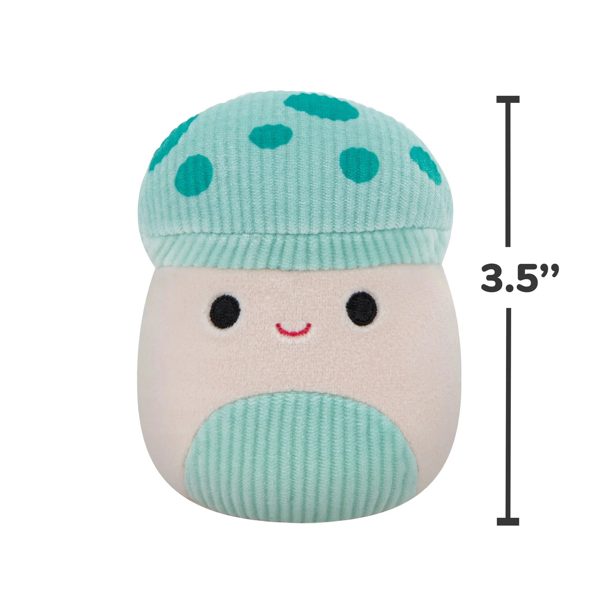 Teal Mushroom Plush Pet Toy E439