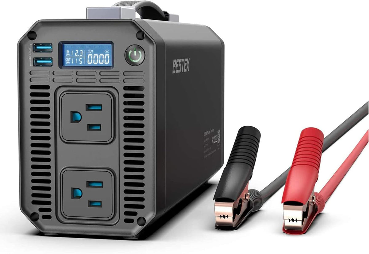 1200W Power Inverter with Digital LCD Display Dual USB Car Charger Z2198