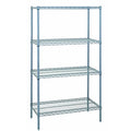 4-Shelf Gray Epoxy Wire Shelving 24x54x63 inch A78857