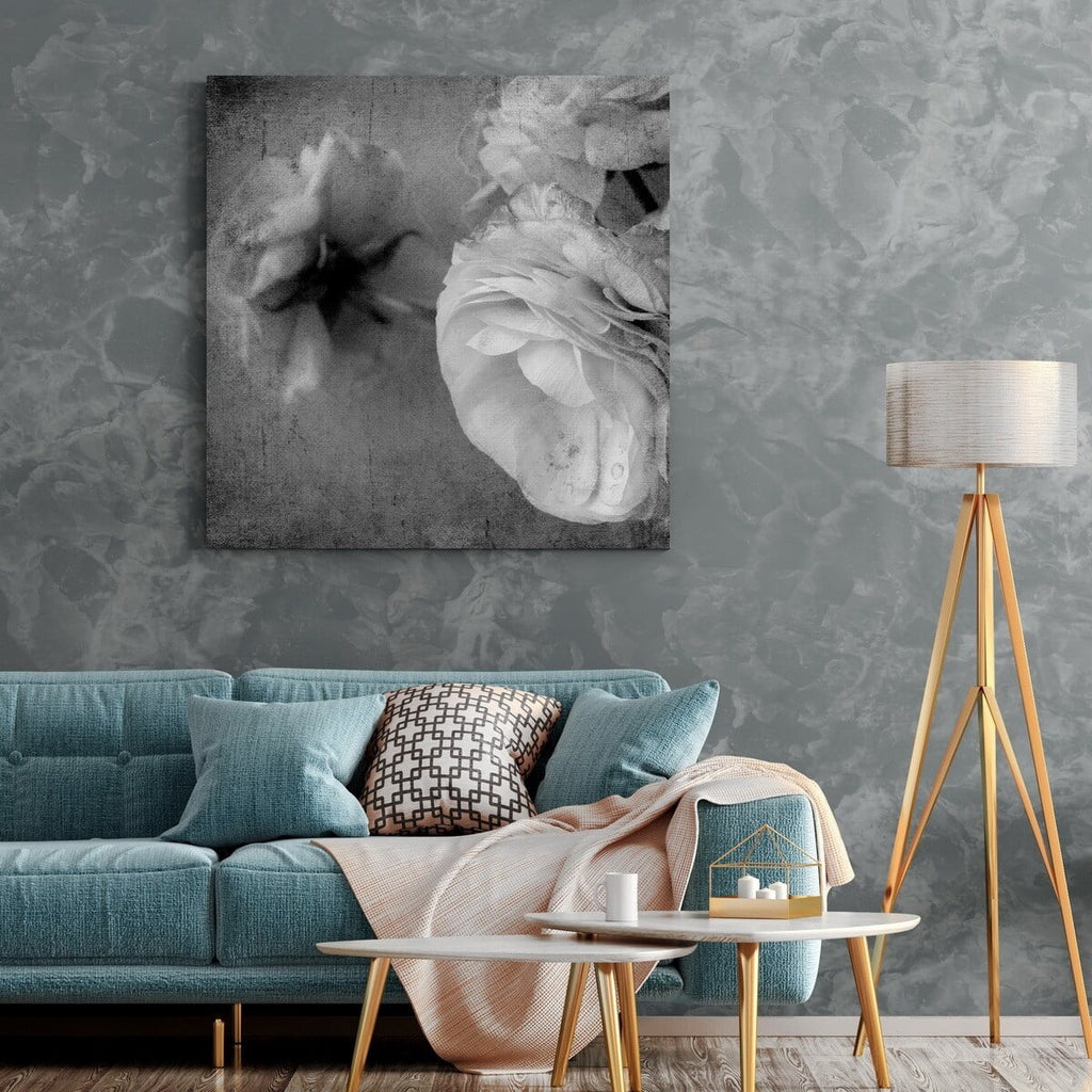 Dark Ranunculus III Gallery Wrapped Canvas 10x10 X358708