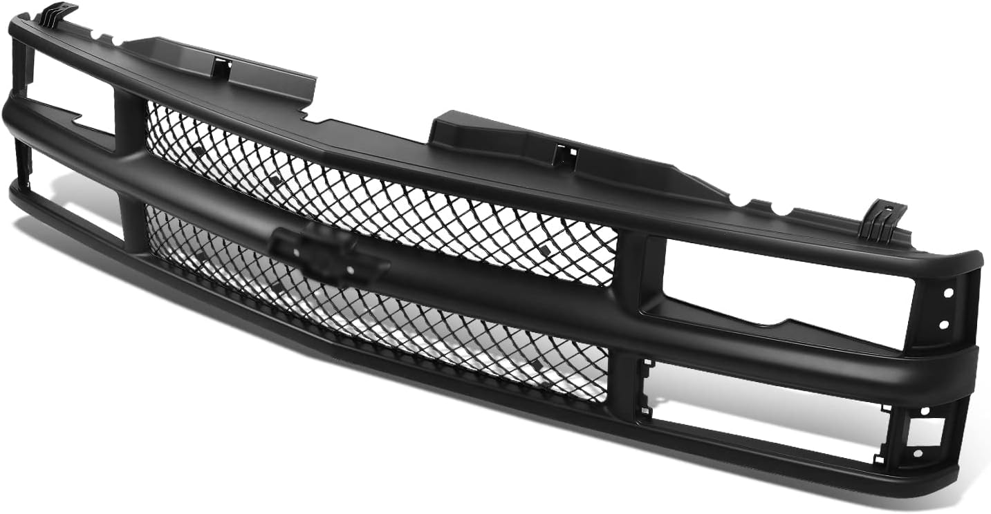 Black Meshed ABS Plastic Front Bumper Grille F887995