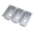 Three Compartment Drop-In Sink Y6142