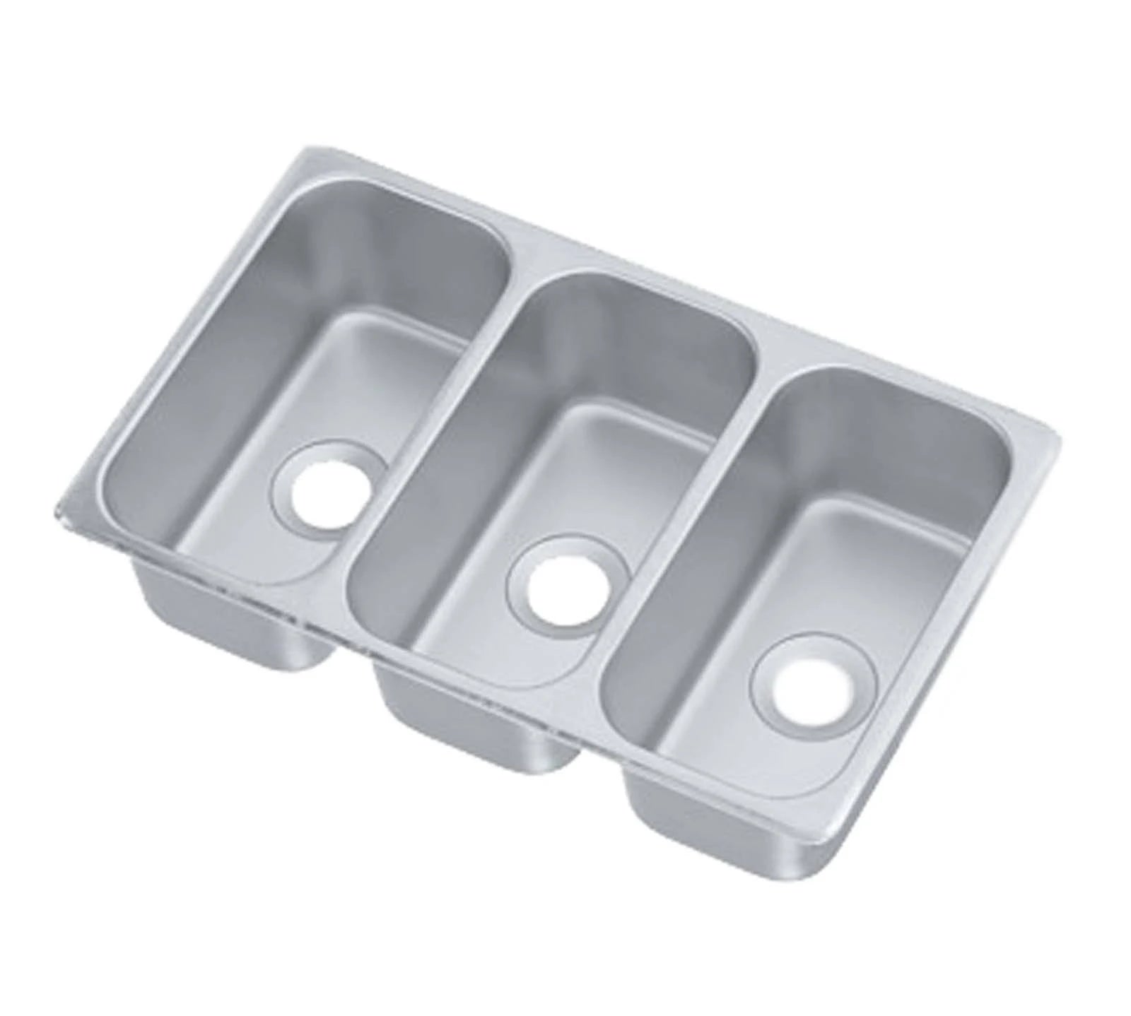 Three Compartment Drop-In Sink Y6142