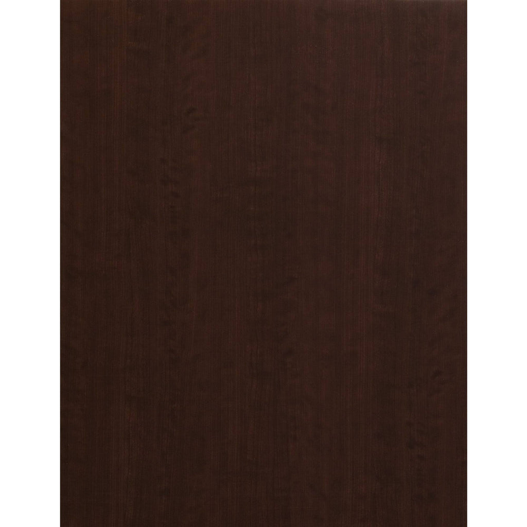 Mocha Cherry Office Desk with Pedestal P29851