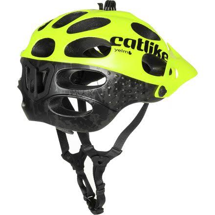 Yellow Fluor Mountain Bike Helmet E1551