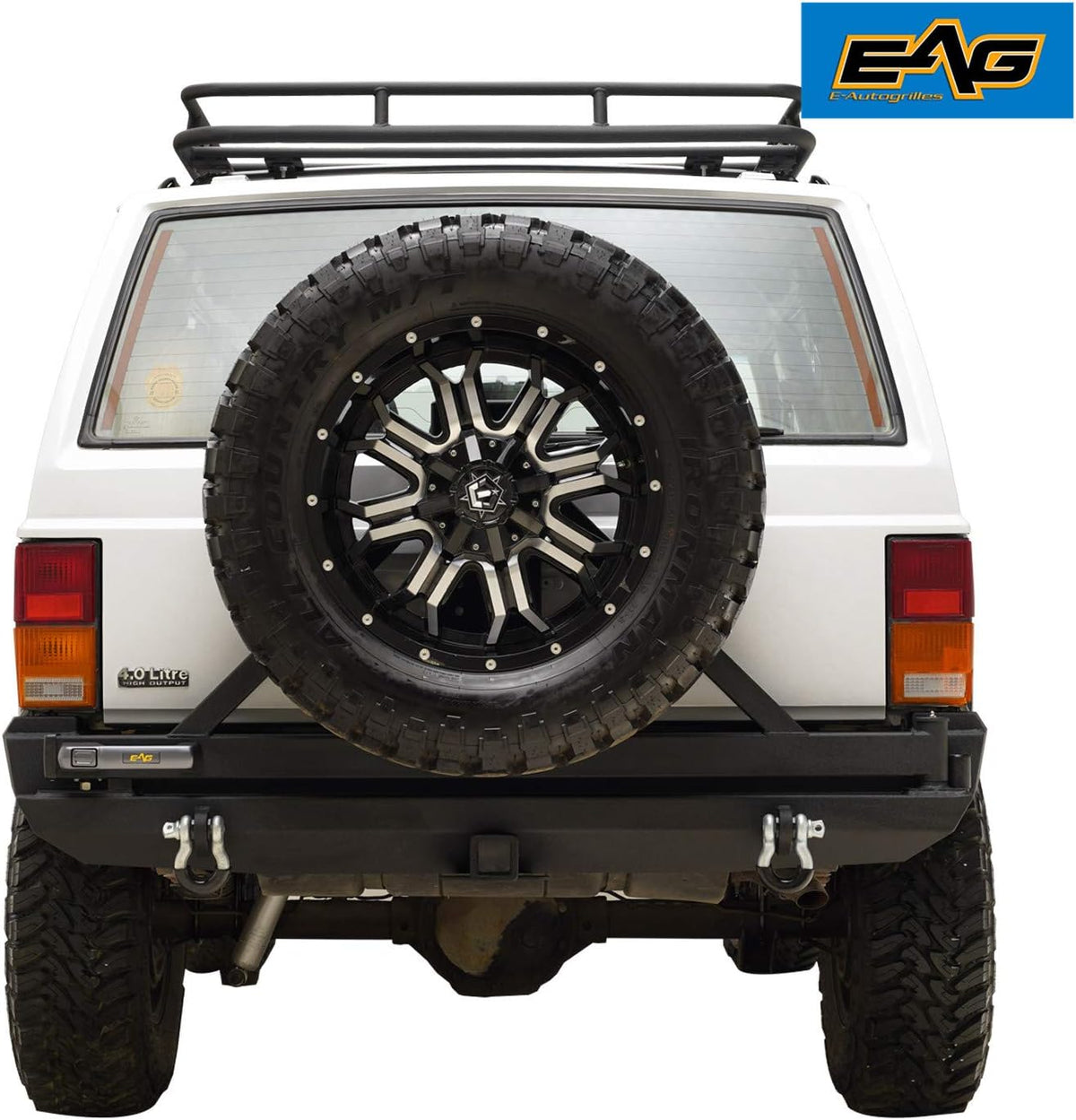 Steel Front and Rear Bumper with Tire Carrier for Cherokee XJ H93933