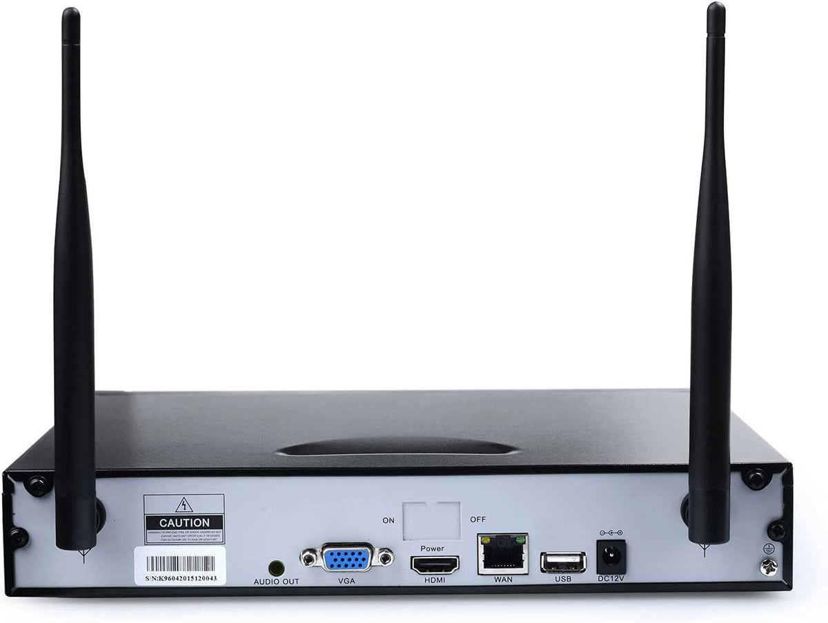3MP Wireless Home Security Camera System with 4x 3MP Outdoor Cameras M527329