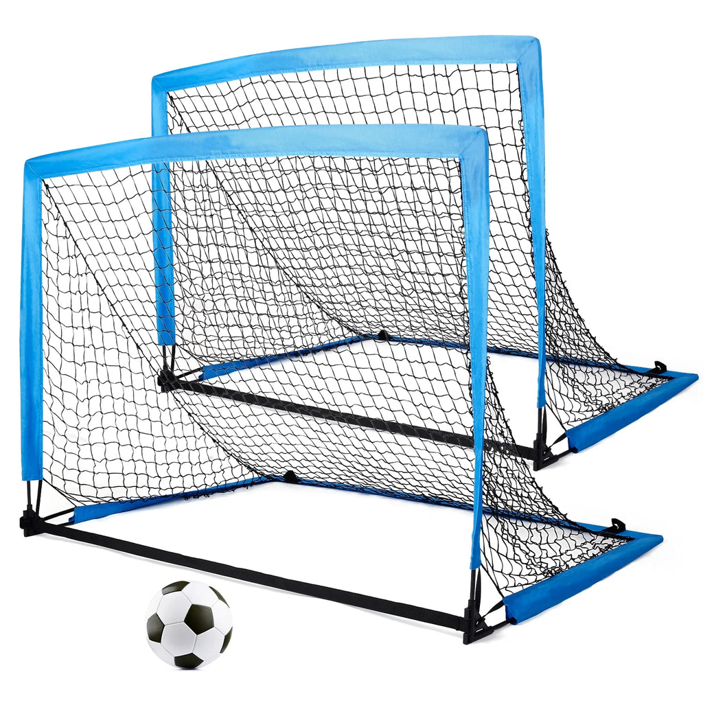 4 Ft. Soccer Goals with Carry Bag Set of 2 T70138