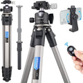 Camera Tripod Ultra Compact with 36MM Low Profile Ball Head, 10kg/22lb Load, Wireless Remote, Pack of 2 D887463