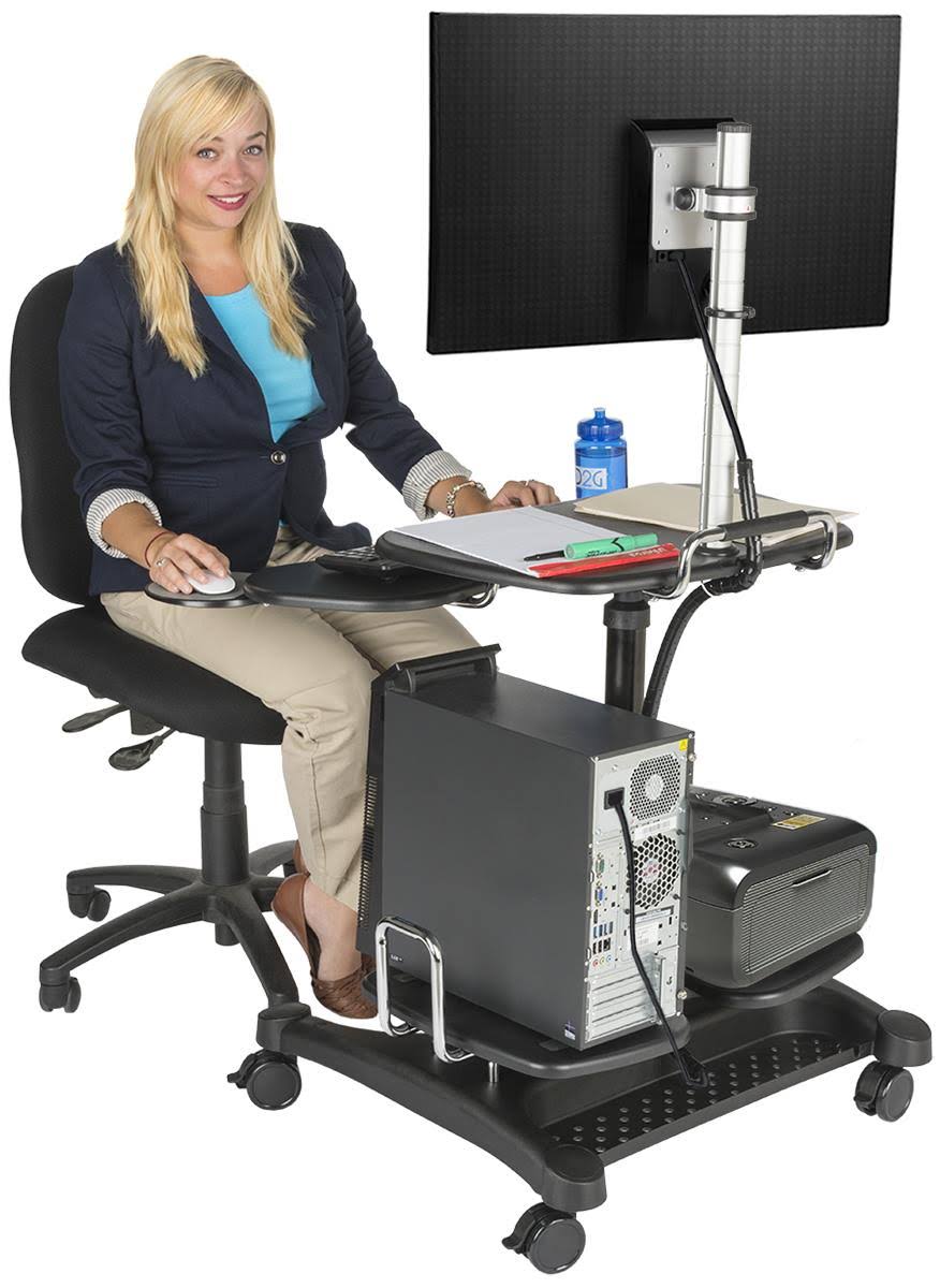 Heavy Duty Mobile LCD/LED AV Cart D2296