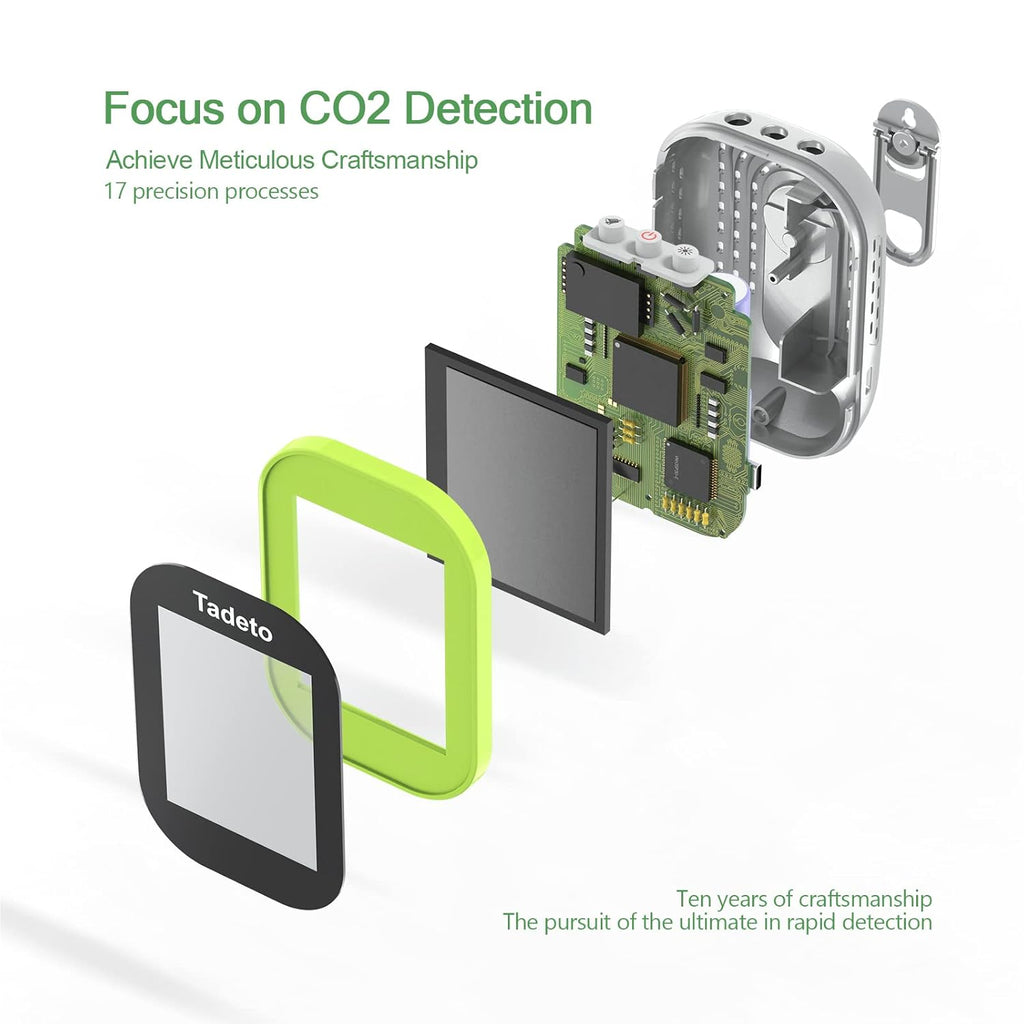 3 in 1 CO2 Monitor with Temperature Humidity N783084