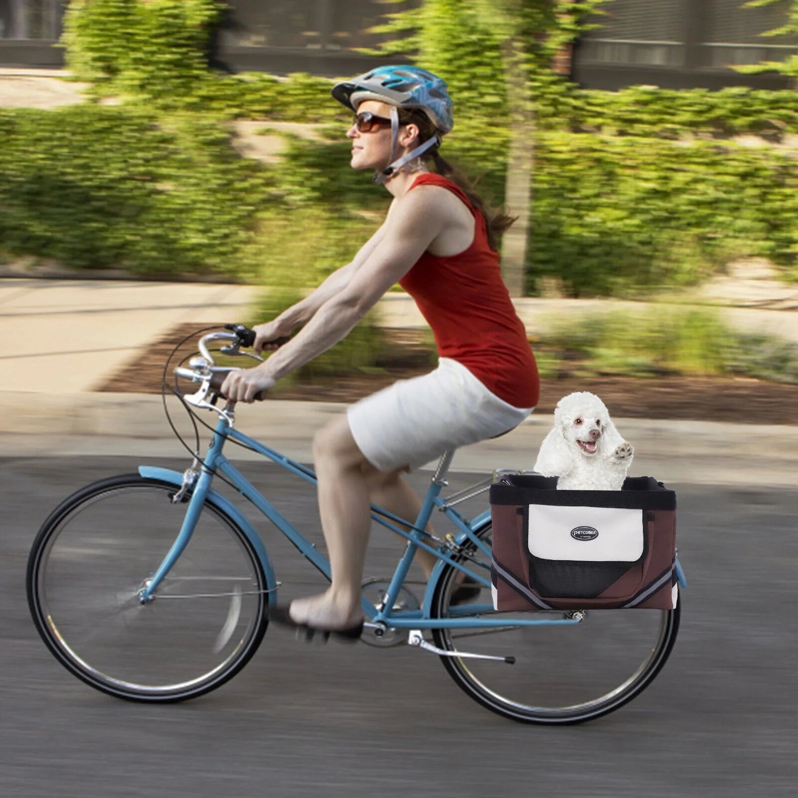 Folding Bike Basket Pet Carrier V827