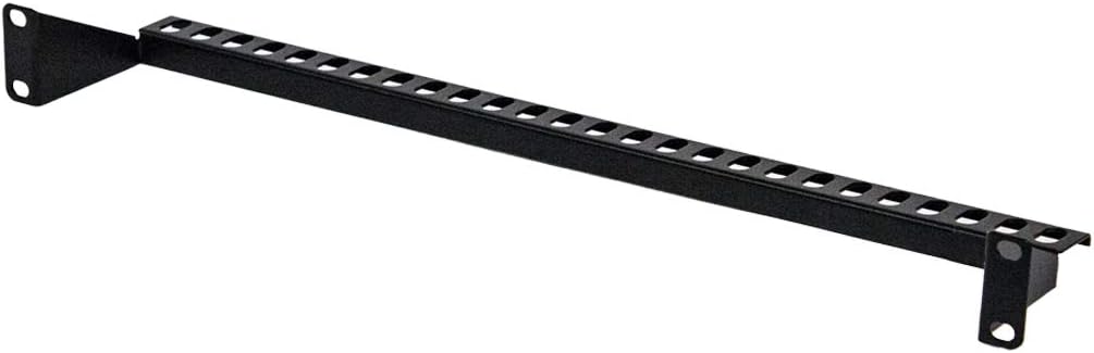 1U 19-Inch Rack Mount Cable Management Bracket Black Pack of 2 I869200