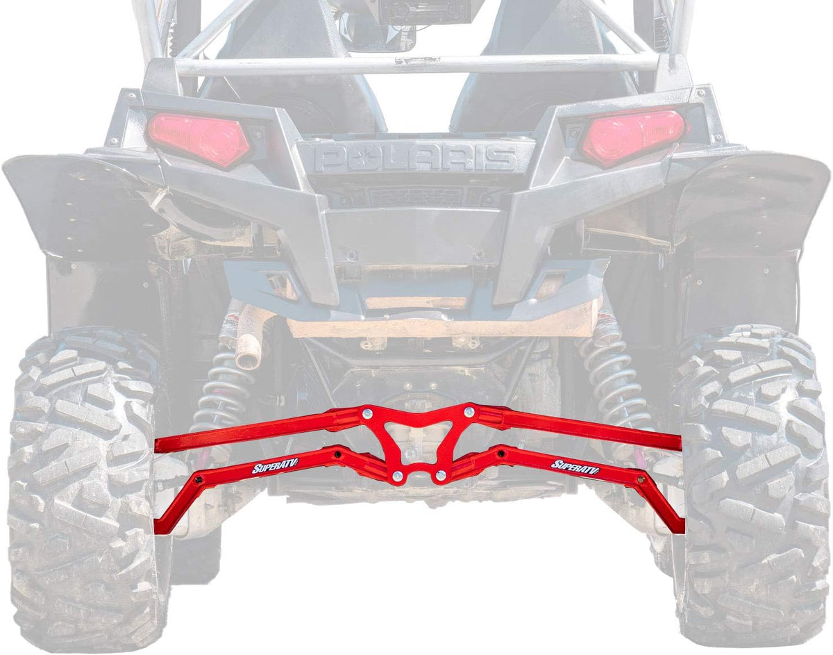 Black Boxed Rear Radius Arms for Polaris RZR XP 900 W613772