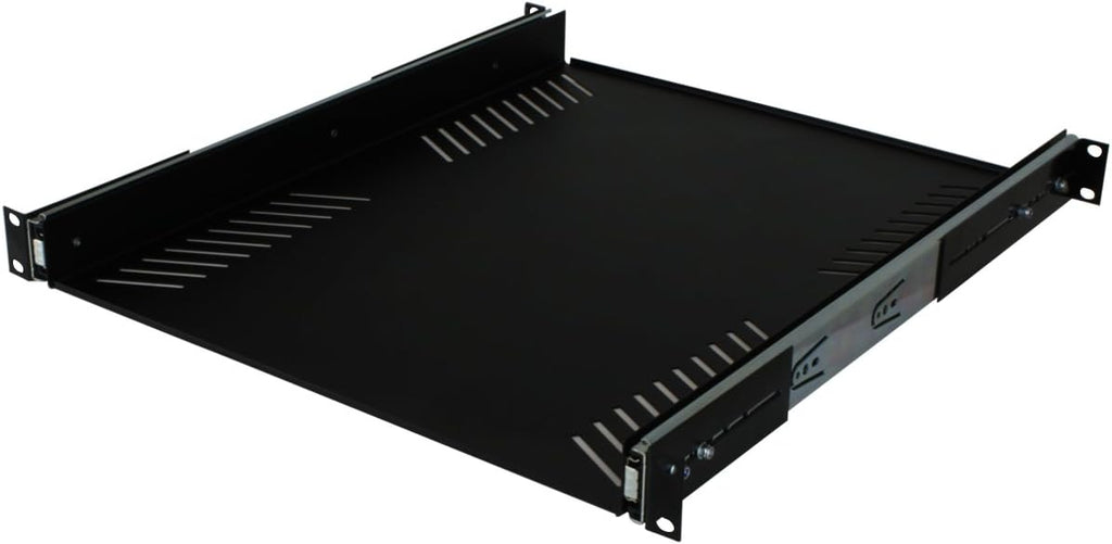 Sliding Rack Tray Equipment Shelf for 1 Rack Space, 15 Inch Deep, Pack of 2 R65510