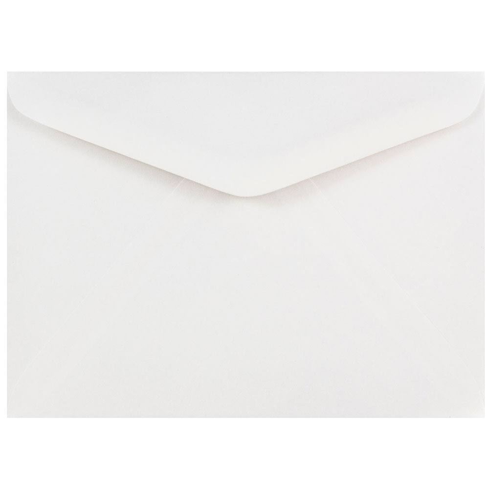 A7 Invitation Envelopes with V-Flap, White, Bulk 500/Box Q76258