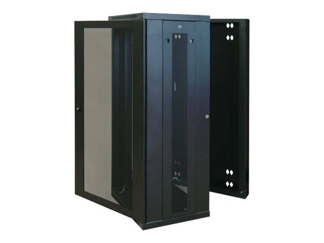 26U Wall Mount Rack Enclosure Server Cabinet with Door Z739
