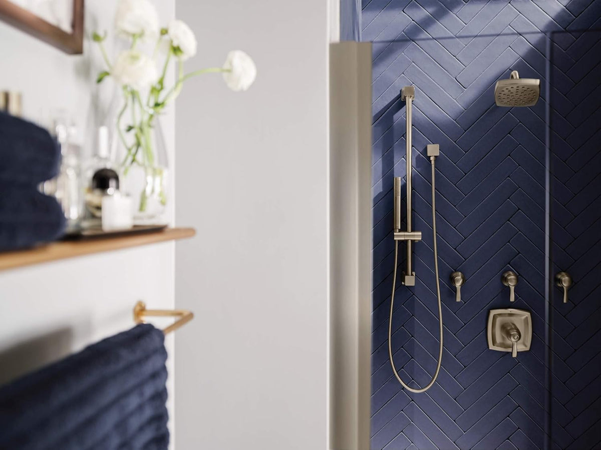 Polished Nickel Rainshower Showerhead N112
