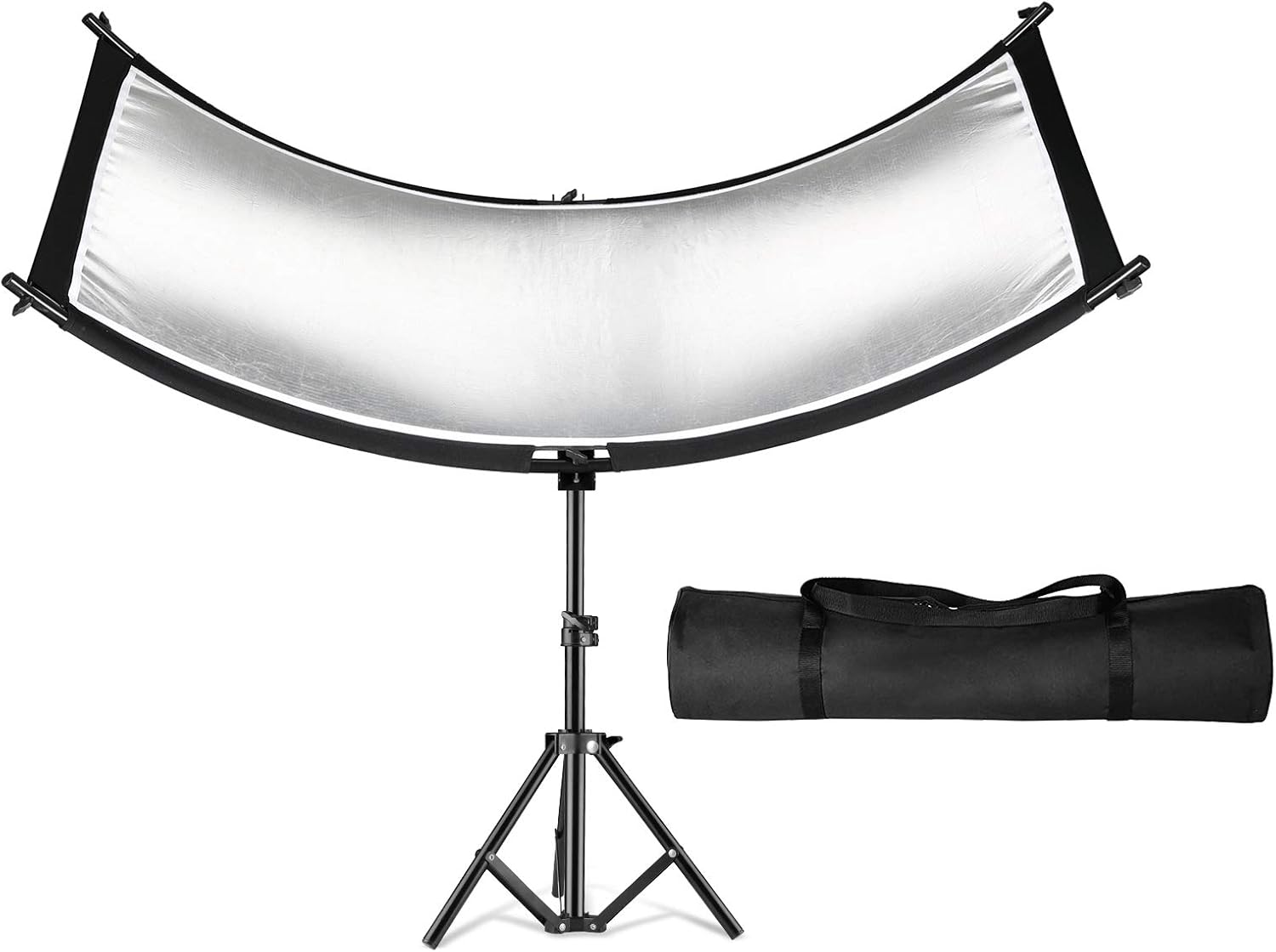 Clamshell Light Reflector Diffuser with Light Stand and Carry Bag N9136