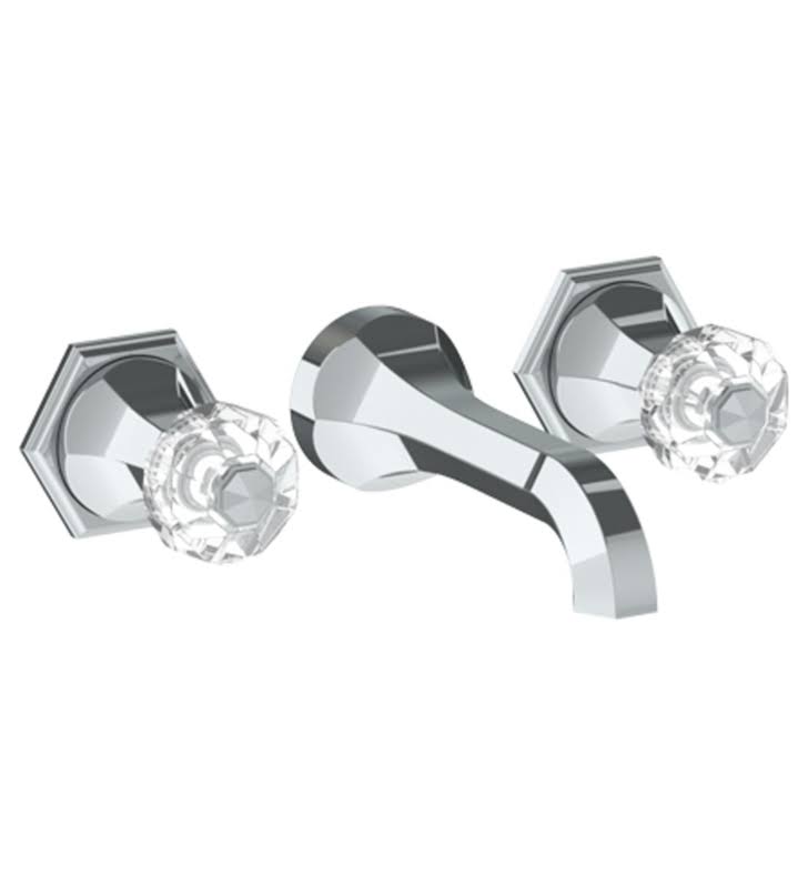 Satin PVD Brass Wall Mounted 3 Hole Lavatory Set A164161