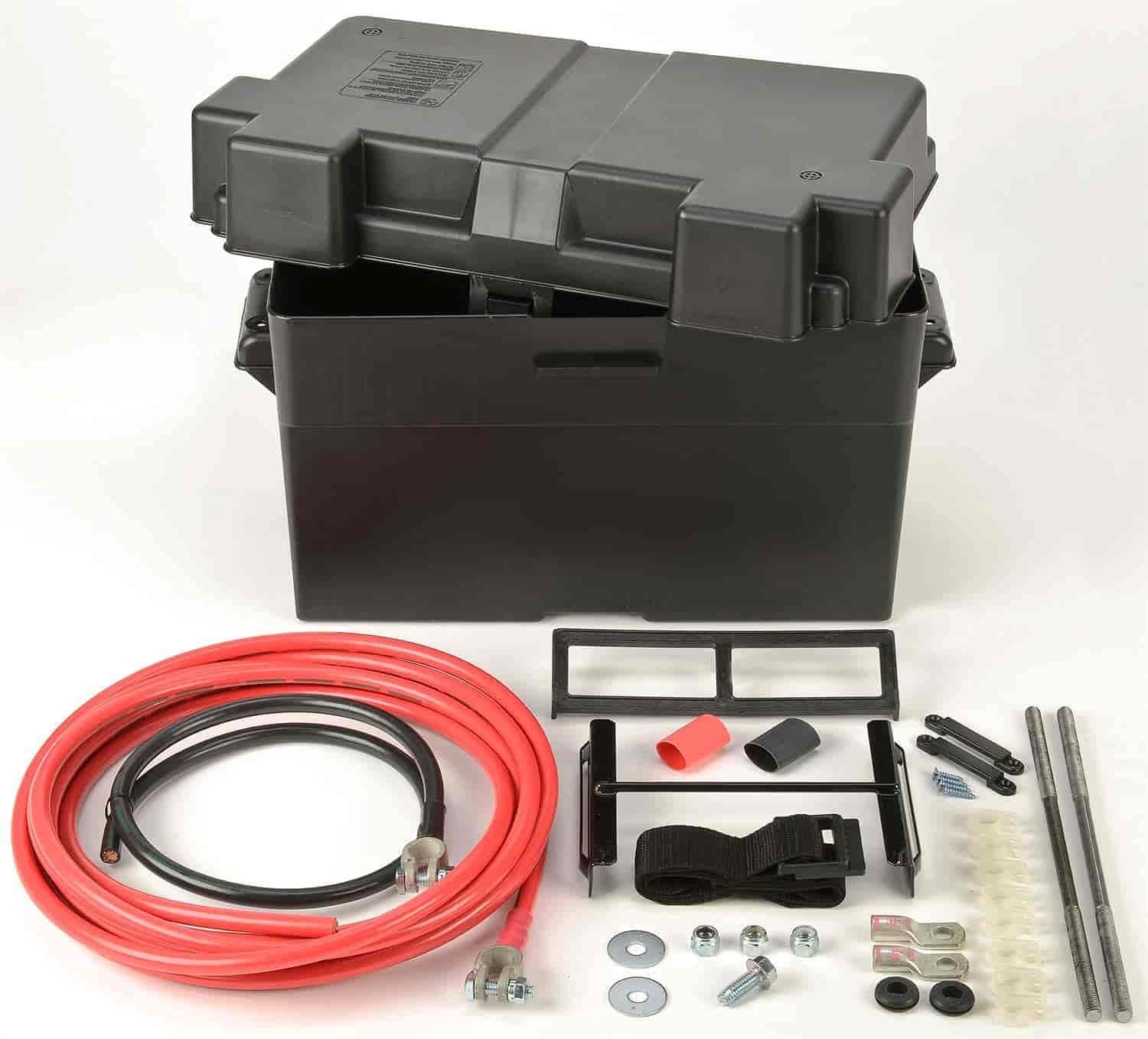 Black Universal Battery Relocation Kit O244493