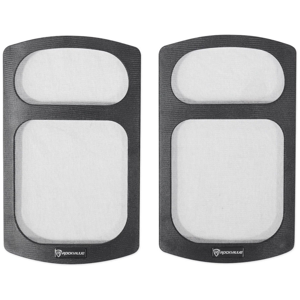 5x22 Powered Bluetooth Bookshelf Speakers with Stands W47883