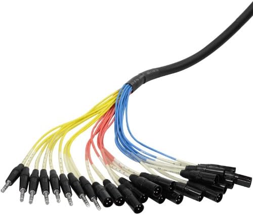 16 Channel 100' XLR Snake Cable with 1/4 Returns C5947