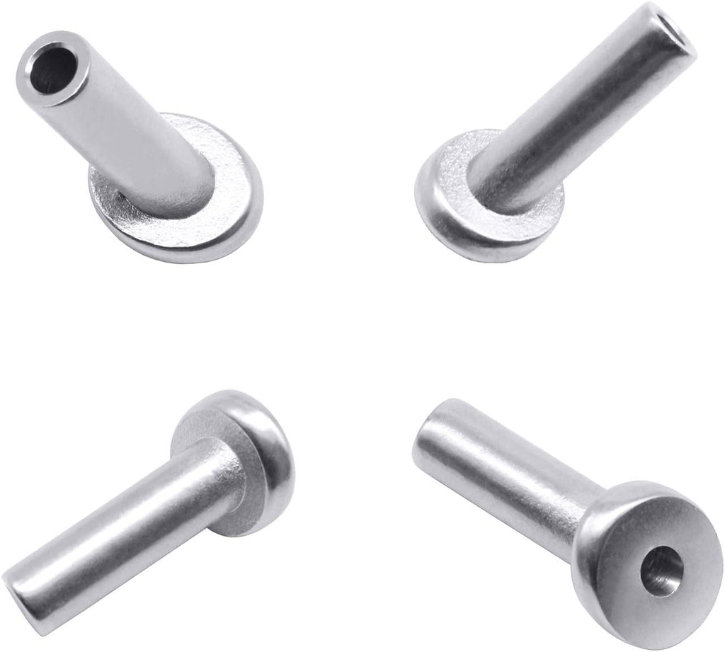 40 Pack T316 Stainless Steel Angle Protector Sleeves for Wire Rope Cable Railing A27695