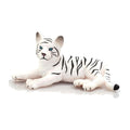 White Tiger Cub Lying Down Animal Figure P6079