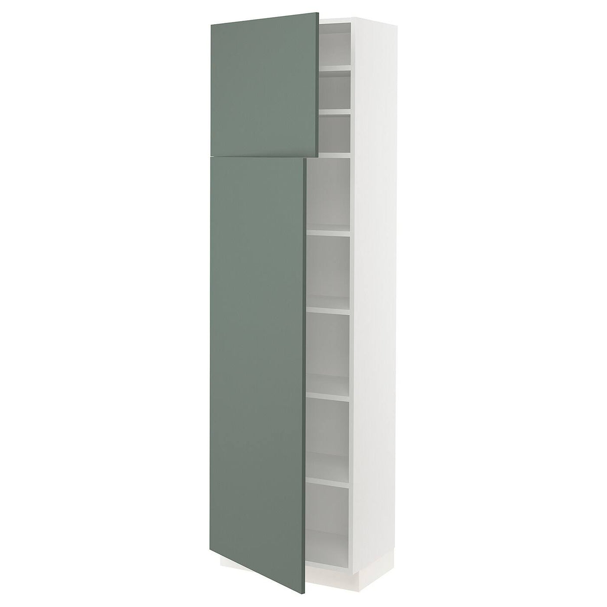 White High Cabinet with shelves and 2 Doors A968173