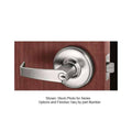 Satin Brass Cylindrical Lock U90210