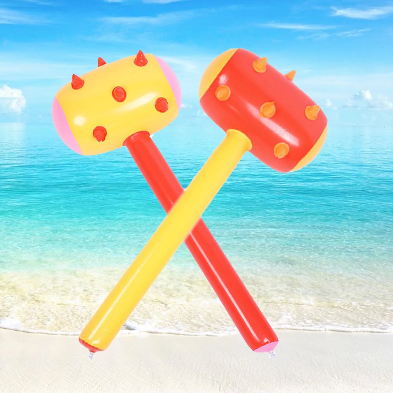 Inflatable PVC Wolf Teeth Hammer Toy S265258