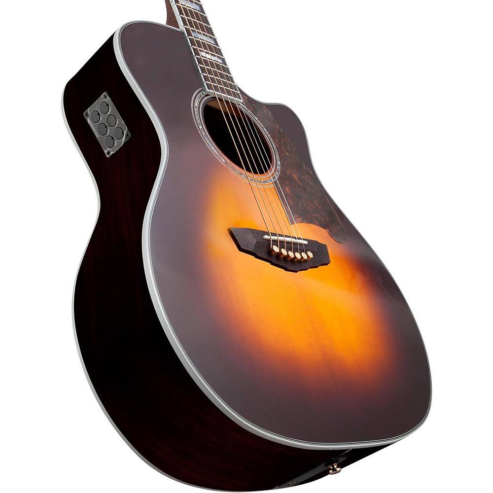 Sunburst Acoustic-Electric Guitar D947