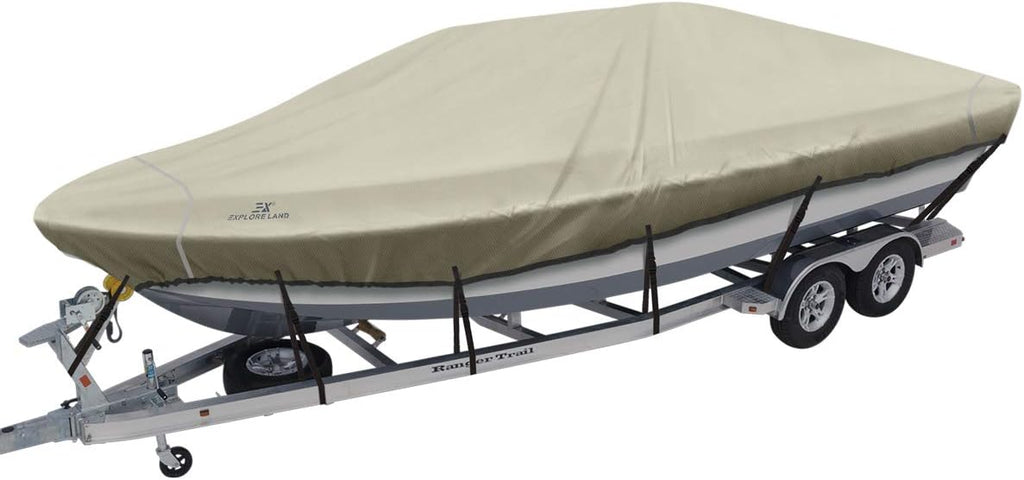 Trailerable Waterproof Boat Cover, Blue, Pack of 2 W714