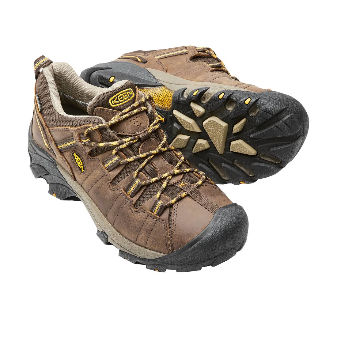Cascade Brown/Golden Yellow Wide Hiking Boots Y421