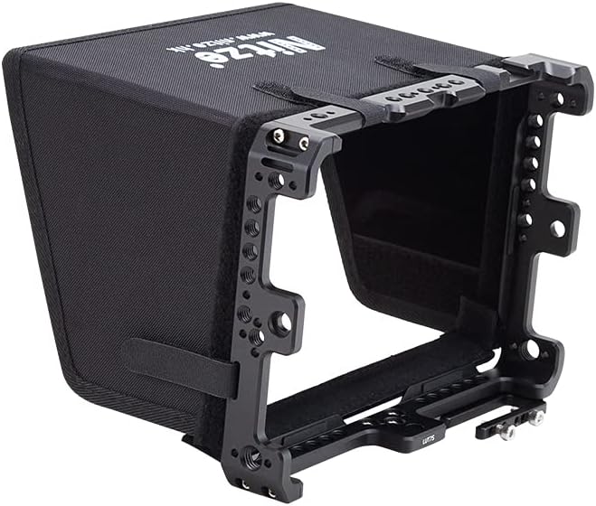 Cage with Sunhood Built-in NATO Rails for Monitor V59378