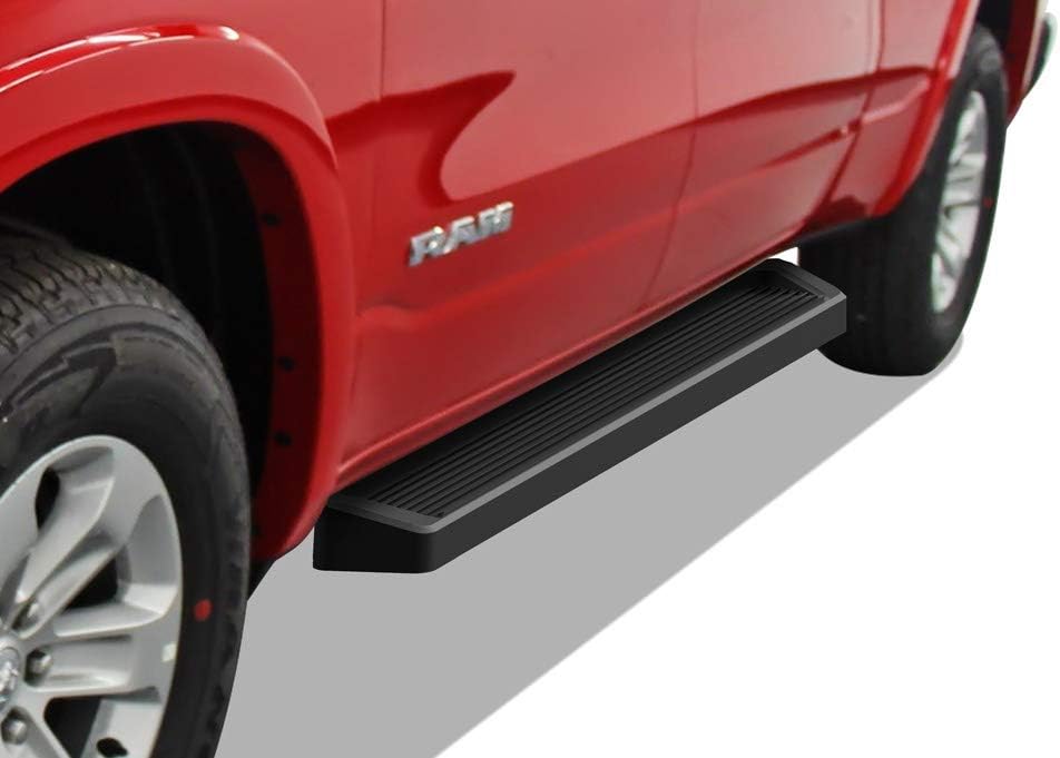 6in Black Running Boards W250