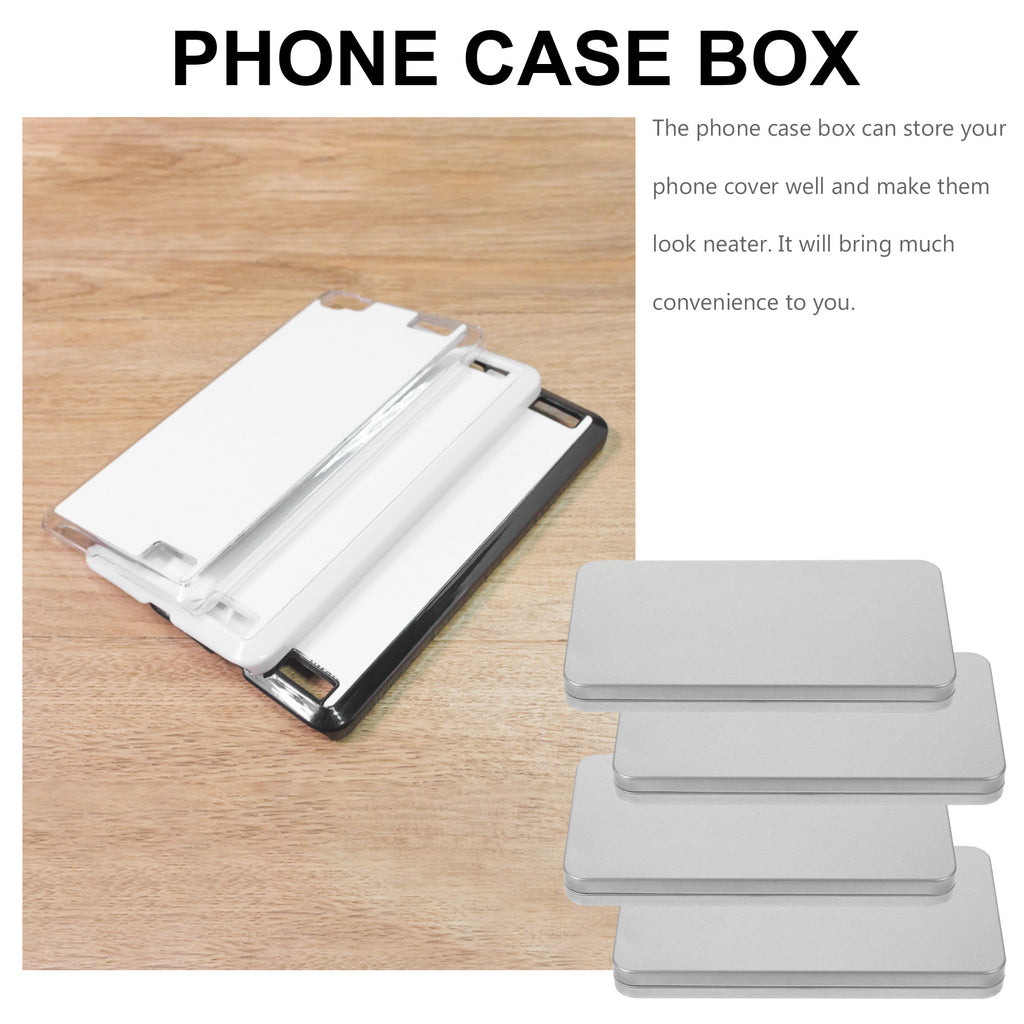 4 Pcs Clear Wicker Basket Storage Box G50155