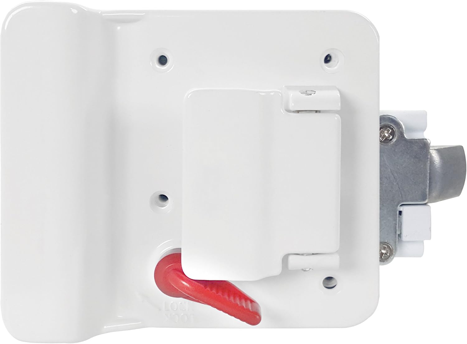 White RV Entry Door Handle with Deadbolt Pack of 2 Y64753