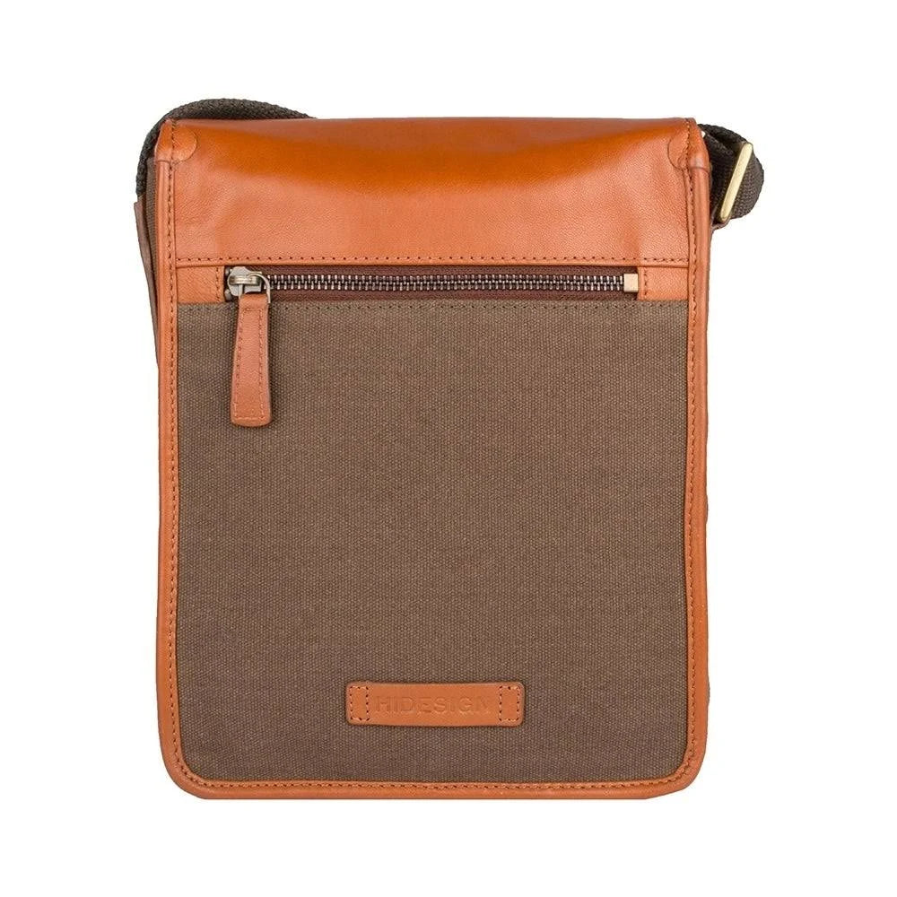 Black Canvas Leather Crossbody M65788